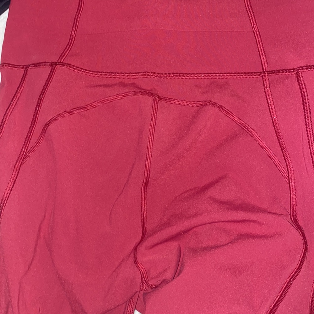 Lululemon cropped leggings|pink|size 8 - Picture 3 of 5
